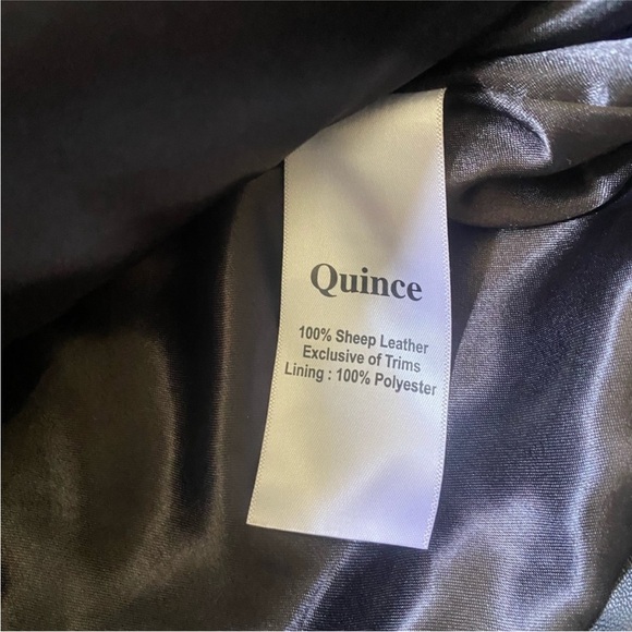 Quince Leather Biker Jacket - Picture 8 of 8